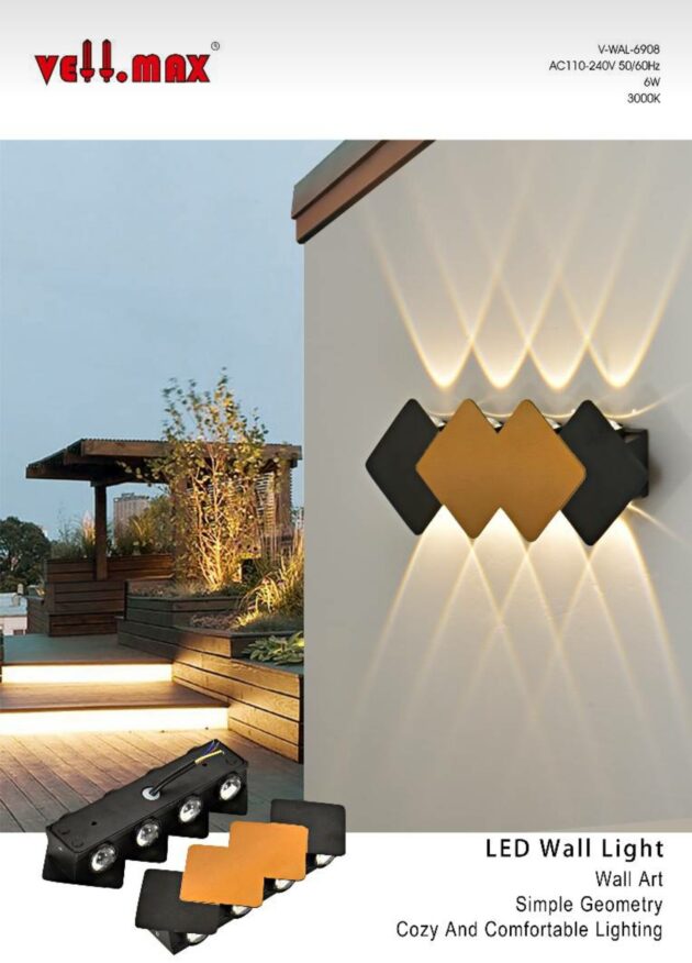 7watt /6watt Vell Max wall light - Image 3