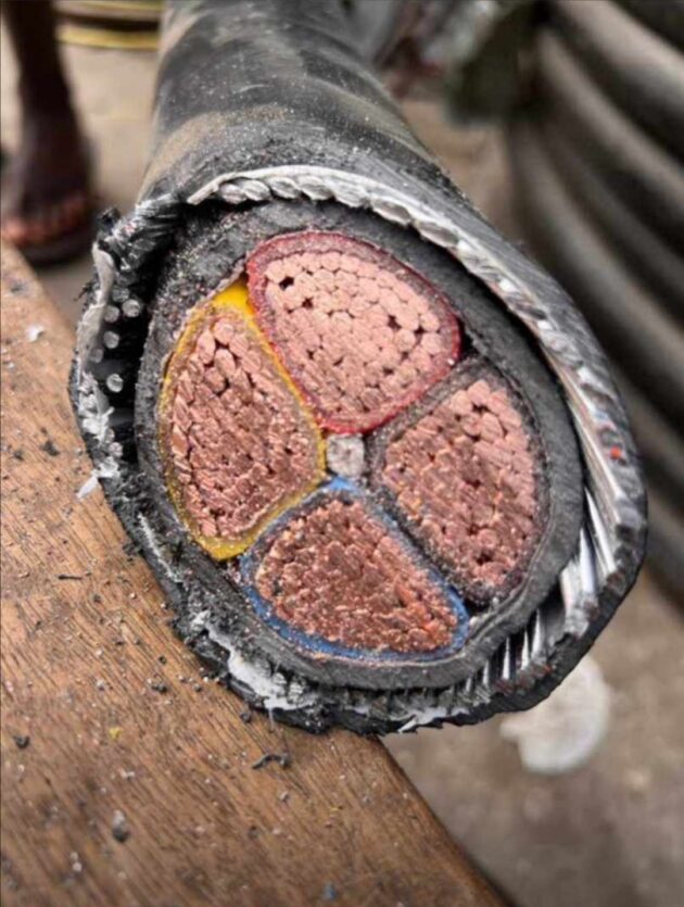 185mm 4core armored cable - Image 3