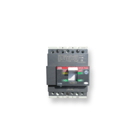 100amps mccb ABB 4pole breaker Tmax