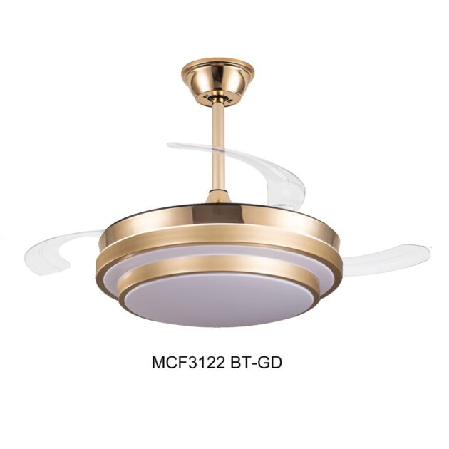 *vell max Chandelier Fan Light with Bluetooth - WH+WWT* - Image 9