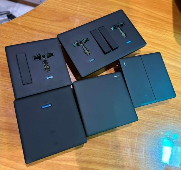 Exell UK black 3x6 socket,double socket,single socket,1Gang,2gang,3gang switches. - Image 3