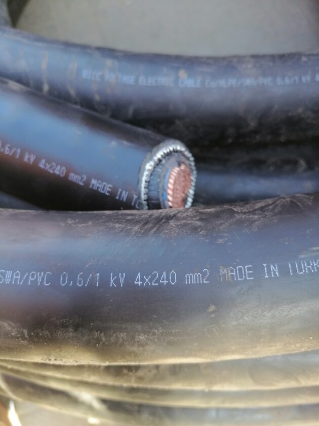 240mm 4core armored cable - Image 3